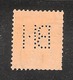Perfin/perforé/lochung Switzerland No YT138 1914 William Tell  BH  Berner Handelsbank Bern - Gezähnt (perforiert)