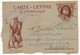 Franchise Militaire - Carte-lettre De L'Espérance - Simili Joffre - Nos Alliés Les Belges / Cachet Adm Dépot 42eme Div - Cartas & Documentos