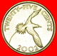 # BIRD (1999-2017): BERMUDA ★ 25 CENTS 2002 MINT LUSTER! LOW START ★ NO RESERVE! - Bermudes