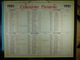 Calendrier Memento 1951 Sur Carton 2 Faces (Format : 42,5 Cm X 34,5 Cm) - Groot Formaat: 1941-60