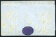 PEST 1865. 3Kr Helyi Levélen, Tartalommal, Céges Levélzáróval  /  3 Kr Local Letter, Cont. Corp. Seal - Oblitérés