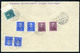 BONYHÁD 1933. Ajánlott Levél Arcképek Hétbélyeges Bérmentesítéssel Svájcba Küldve  /  Reg. Letter Portraits 7 Stamp Fran - Lettres & Documents