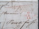 Vorphila 1841 Rote Stempel. Via Di Mare. Schiffspost Mit Taxvermerken Und Inhalt! Viele Stempel. Dringlichkeitsstempel - 1. ...-1850 Vorphilatelie