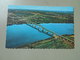 CANADA NOUVEAU BRUNSWICK FREDERICTON AERIAL VIEW OF PRINCESS MARGARET BRIDGE - Fredericton