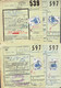 P-258 - 12 Documents CF - Oblitérations Différentes De 1957 - Documents & Fragments