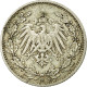 Monnaie, GERMANY - EMPIRE, 1/2 Mark, 1911, Munich, TTB, Argent, KM:17 - 1/2 Mark