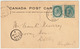 Carte Postale P17 (Webb) 1¢ Vert Ardoise De Windsor à Derby (Angleterre) Le 26/11/1901 Plus 1c Vert (Scott 75) - 1860-1899 Victoria