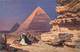 Pays Div -ref T187- Egypte - Egypt - Illustrateurs - Illustrateur Orient - Orientalisme -les Pyramides De Gizeh  - - Pirámides