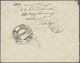 China: 1901, Coiling Dragon 10 C. Tied Oval Bilingual "PEKING JUL 16 1901" To Small Envelope In Comb - Sonstige & Ohne Zuordnung