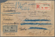 China: 1945/48, Three Registered Airmail Covers From Canton To Norway W. Printed Return "U.N.R.R.A. - Sonstige & Ohne Zuordnung