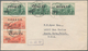 Delcampe - China: 1946, Surcharged Great Wall Airmail Stamps On Covers (4) Inc. Airmail To Finland Or Czechoslo - Sonstige & Ohne Zuordnung