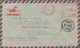 China: 1949, Meter Mark In Gold Yuan $17000 "SHANGHAI 12 IV 38" (April 12, 1949) On Air Mail Cover W - Sonstige & Ohne Zuordnung