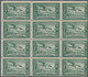 Delcampe - Andorra - Spanische Post: 1932, Not Issued Airmail Set Of 12 In Blocks Of Twelve, Mint Never Hinged - Andere & Zonder Classificatie