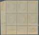 Frankreich: 1871, Ceres 25c. Blue, Marginal Block Of Six From The Lower Right Corner Of The Sheet (f - Other & Unclassified