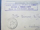 Frankreich 1927 Säerin Nr. 215 (7) MeF Z.B. Waag. 4er Streifen Societe Lorraine Des Acieries De Rombas Division Franche - Storia Postale