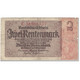 Billet, Allemagne, 2 Rentenmark, 1937, 1937-01-30, KM:174a, B - 2 Rentenmark