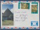 = Nouvelle-Calédonie 30.8.90 Enveloppe Illustrée 2 Timbres 525 (de 1986) Paysages Calédoniens Côte Ouest - Covers & Documents