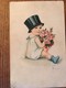 CPA, Illustrateur Elly FRANK,  Bébé Avec Chapeau Haut De Forme, écrite En 1929 Des Pays-Bas, Timbre - Frank, Elly
