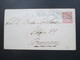 Altdeutschland NDP 1868 GA Umschlag U1 Blauer Stempel Ra3 Neustadt Am Rübenberge (2x) Rückseitig Blauer Ausgabe Stempel - Enteros Postales