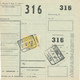 29/428 -- Timbre Pour ASSURANCE 1000 F Gare De HAMME 1960 S/ Formule De Colis Chemin De Fer - Exp. Jos De Bruyne § Fils - Andere & Zonder Classificatie