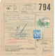 29/430 -- Timbre Pour ASSURANCE 2000 F Bureau De BRUXELLES 1961 S/ Formule De Colis Chemin De Fer + TP Lunettes - Andere & Zonder Classificatie