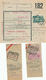 29/457 -- 5 Documents TP Chemin De Fer Gare De CHIMAY 1937/1950 - Divers Expéditeurs Et Cachets - Other & Unclassified