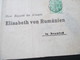 Social Philately Streifband 1893 Ihrer Majestät Der Königin Elisabath Von Rumänien In Neuwied Königshaus - Cartas & Documentos