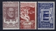 Italy  Sa 128 -130  Mi 157 - 159  Postfrisch/neuf Sans Charniere /MNH/**  Irregular Gum - Nuevos