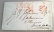 „PAID AT LIVERPOOL 1849“ Transatlantic Mail Paket Letter To Galena ILLINOIS USA (cover GB Lettre SHIP LETTER US Brief - ...-1840 Préphilatélie
