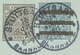 WÜRTTEMBERG "STUTTGART / BAHNHOF 1" K1 A. 3 Pf A. 2 Pf Kab.-Ah.-GA-Dienstpostkarte, 1910 - Stempel Zweimal Abgeschlagen - Postwaardestukken