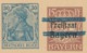 DEUTSCHES REICH 1921, Aufbrauchsausgabe 30 Pf Germania Neben Durchbalkter 15 Pf  Ungebrauchter Kab.-GA-Postkarte, ABART: - Varietà & Curiosità