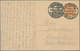 Thematik: Luther: 1920, German Reich. Private Postcard 2½ Near 7½ Pf Germania "Zur Erinnerung An Die - Theologen