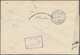 Russische Post In China: 1913, 1 K., 2 K., 3 K. And 4 K. Tied "SHANGHAI POSTE RUSSE 18 2 15" To Cove - China