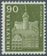 Schweiz: 1960, 90 Rp. Munot Zu Schaffhausen Mit Doppelprägung, Postfrisch, Gepr. Abt BPP. Mi. 1.100, - Sonstige & Ohne Zuordnung