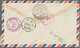 China: 1947/1948, Airmails $20.000/25 C. And $50.000/6 C. With SYS Plum Blossoms $50.000 Green/blue - 1912-1949 République