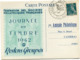 FRANCE CARTE POSTALE FEDERATION DES...... JOURNEE DU TIMBRE 1942 AVEC OBLITERATION ILLUSTREE CAMBRAI 19 AVRIL 1942 - 1938-42 Mercure