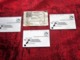 4 Billets Titres Transport Cartes D'un Jour Ticket 2 Voyage A.R Pr Tramway-Metro-Bus-Navette Bateau Estaque-SNCF Europe - Europe