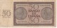 BILLETE DE BURGOS DE 50 PTAS DEL 21/11/1936 SERIE H  (BANKNOTE) - 50 Pesetas