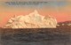 Groenland: Ou Terre-Neuve :    Iceberg Outside St John's Harbor April 1909  (voir Scan) - Groenland