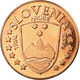 Slovénie, 5 Euro Cent, 2004, SPL, Copper Plated Steel - Privatentwürfe