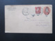 USA 1904 GA Umschlag Mit Zusatzfrankatur Diana Oil Works Cleveland - Hull England Mit Ak Fingerhutstempel Hull - Cartas & Documentos