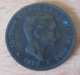 Espagne / Espana - Monnaie Diez (10) Centimos Alfonso XII 1879 OM - First Minting