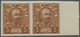 Montenegro: 1902/1917, Assembly Of Ca.70 Stamps, Comprising 5 K Brown (SG #110 Var) Imperforated Pai - Montenegro