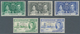 Gibraltar: 1937/1946, Coronation And Victory Issues Perforated 'SPECIMEN' Complete Sets Of Three (mi - Gibilterra