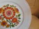 Plat De Service Rond Porcelaine Seltmann Weiden  Bavaria  Seventies Orange - Seltmann-Weiden (DEU)