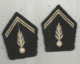 écusson Tissu , Militaria   , 2 Scans , LOT DE 2 - Escudos En Tela