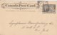 Canada Entier Postal Pour Les Etats Unis 1897 - 1860-1899 Victoria