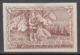 Czechoslovak Legion In Russia 1919 Irkutsk Issue Unissued Essay Soldier At Guard In Forest In Brown (t41) - Siberian Legion