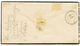 1867 40c + 80c Obl. Cachet PD Encadré + BUENOS-AYRES Sur Enveloppe Pour L' ITALIE. Signé CALVES + Certificat BOTTACCHI.  - Maritime Post