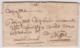 Lettre Datée De 1709 Adressée à Brûssel - Voir Texte - 1621-1713 (Pays-Bas Espagnols)